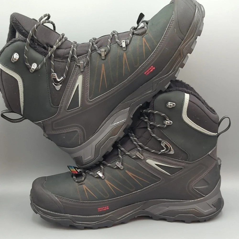 Salomon X Ultra Winter CS WP Boots Mens Size US 9 Black New Without Box